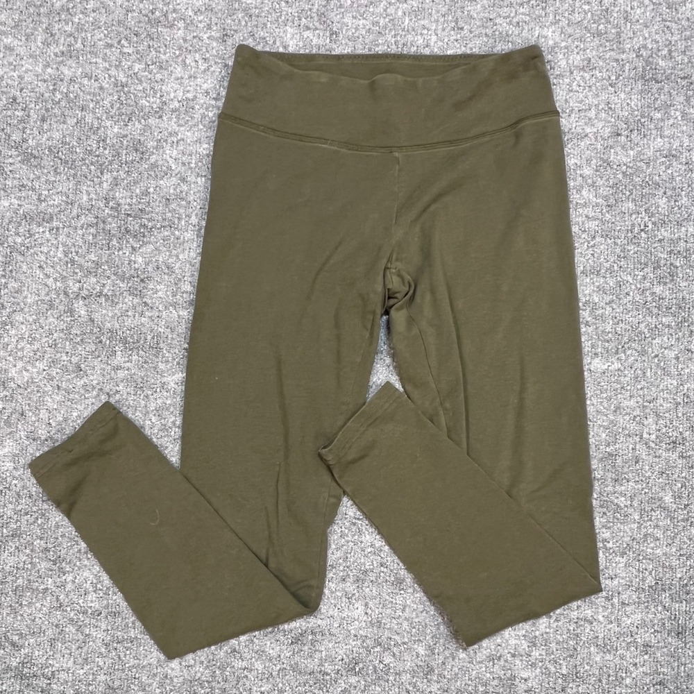 OFFLINE by Aerie Leggings Womens Medium Olive Green OG Regular Rise Stretch